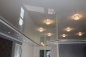 Spanndecke Lack Wei & Beige mit zweite Ebene und indirekter Beleuchtung